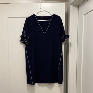 Zara mini navy dress